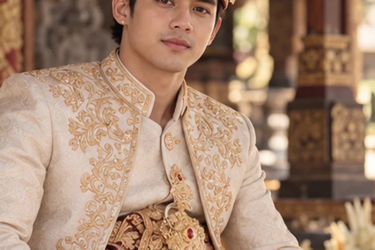Detail busana pengantin Bali Damar