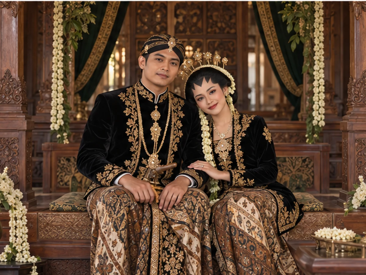 Damar dan Aruna di dalam Joglo